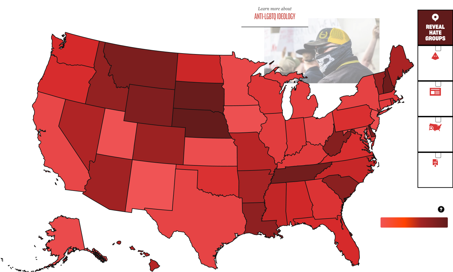 Hate Map  Southern Poverty Law Center